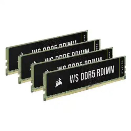 Corsair WS 128GB Kit (4 x 32GB), DDR5, 5600MT/s, CL40, 1.25V, Overclockable, ECC, Intel XMP, RDIMM Workstation Memory-0