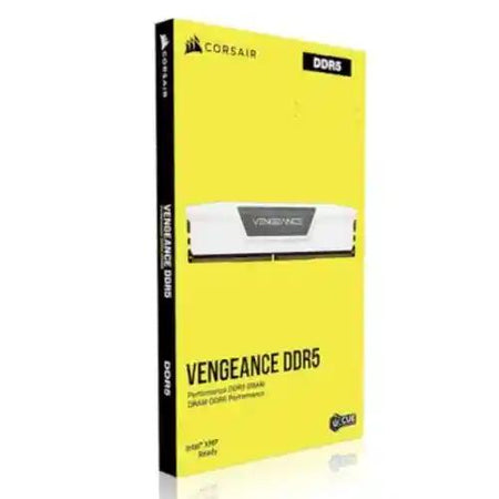 Corsair Vengeance 32GB Kit (2 x 16GB), DDR5, 5600MHz (PC5-44800), CL40, 1.25V, XMP 3.0, PMIC, DIMM Memory, White-2