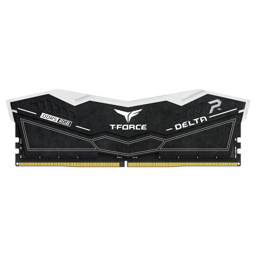 Team T-Force Delta RGB 32GB Kit (2 x 16GB), DDR5, 6000MHz (PC5-48000), CL38, ECC, XMP 3.0, PMIC, DIMM Memory, Black-3