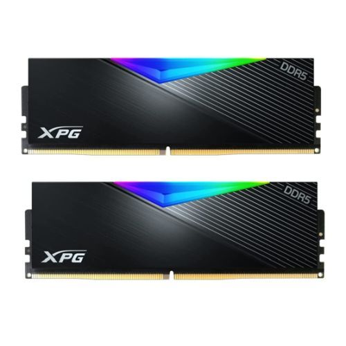 ADATA XPG Lancer RGB 32GB Kit (2 x 16GB), DDR5, 6400MHz (PC5-51200), CL32, 1.4V, ECC, XMP 3.0, PMIC, DIMM Memory-0