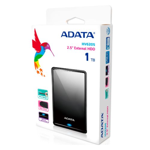 ADATA 1TB HV620S Slim External Hard Drive, 2.5", USB 3.2, 11.5mm Thick, Black-3