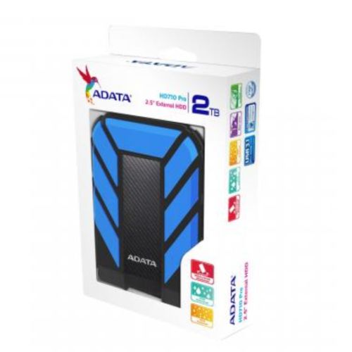 ADATA 2TB HD710 Pro Rugged External Hard Drive, 2.5", USB 3.1, IP68 Water/Dust Proof, Shock Proof, Blue-4