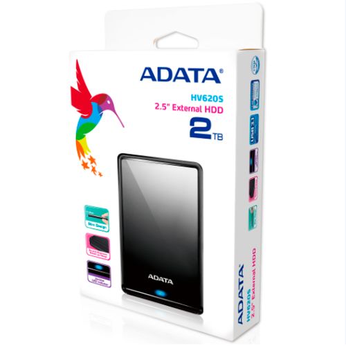 ADATA 2TB HV620S Slim External Hard Drive, 2.5", USB 3.2, 11.5mm Thick, Black-3