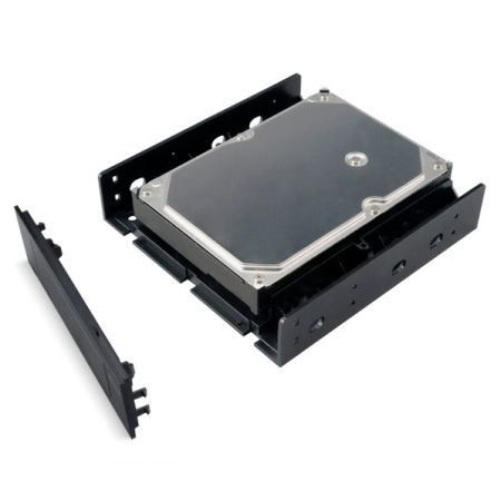 Akasa Front Bay 3.5" Device Adapter, Frame to Fit 3.5" device/SSD/HDD into a 5.25" Bay-2