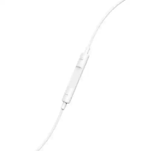 Hama Glow Apple/Lightning Earset with Microphone, Answer Button, Volume Control, White-1