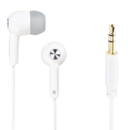 Hama (Gloss) In-Ear Headphones, 3.5mm Jack, No Mic, White-0