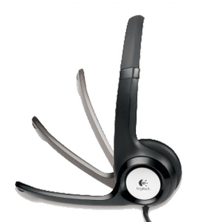 Logitech H390 USB Headset with Boom Microphone, In-line Controls,  Enhanced Digital Audio, Padded Headband & Earcups-2