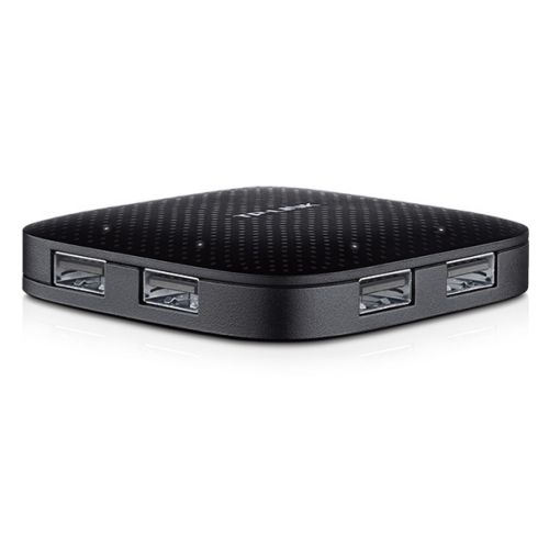 TP-LINK (UH400) Portable External 4-Port USB 3.0 Hub, Driverless, Black-0