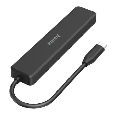 Hama External 4 Port USB-C Hub, USB Powered, 3 x USB-A , 1 x USB C (Power Delivery), 1 x HDMI-1