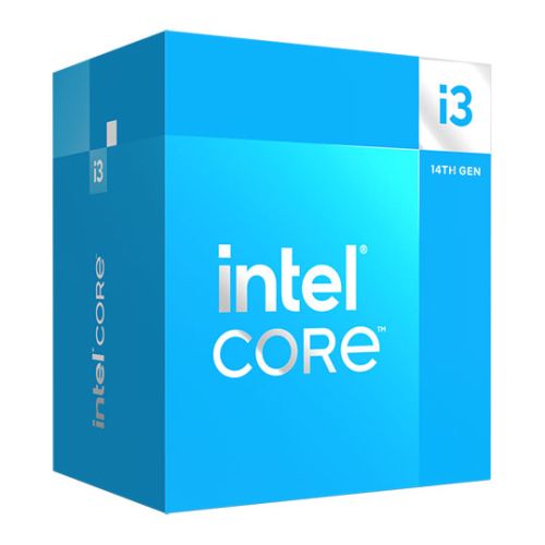 Intel Core i3-14100 CPU, 1700, Up to 4.7GHz, Quad Core, 60W (110W Turbo), 10nm, 12MB Cache, Raptor Lake Refresh-0