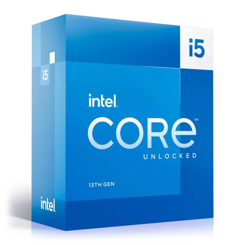 Intel Core i5-13600K CPU, 1700, 3.5 GHz (5.3 Turbo), 14-Core, 125W (181W Turbo), 10nm, 24MB Cache, Overclockable, Raptor Lake, NO HEATSINK/FAN-0