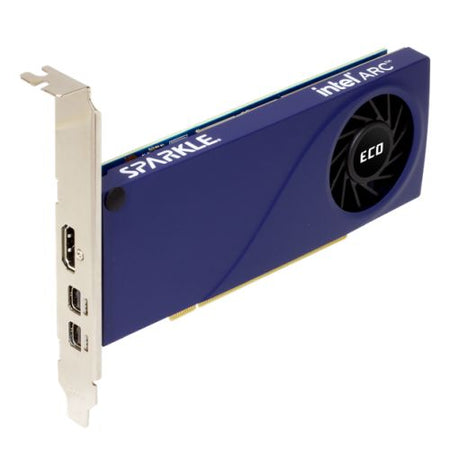 Sparkle Intel Arc A310 ECO, 4GB DDR6, HDMI, 2 Mini DP, 1000MHz Clock, Low Profile (Bracket Included)-0