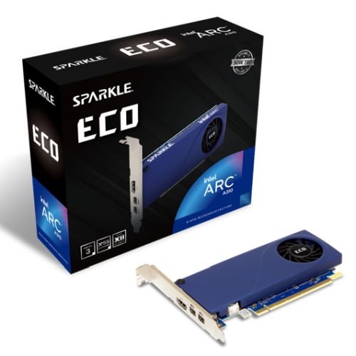 Sparkle Intel Arc A310 ECO, 4GB DDR6, HDMI, 2 Mini DP, 1000MHz Clock, Low Profile (Bracket Included)-5