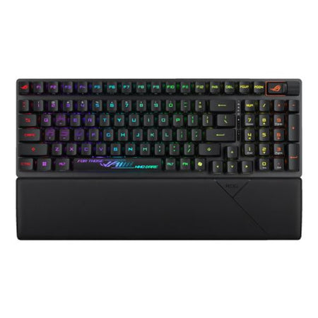 Asus ROG STRIX SCOPE II 96 RX Wireless RGB Mechanical Gaming Keyboard, 96% Layout, Streamer Hotkeys, ROG RX Switches, Multifunction Controls, Black-1