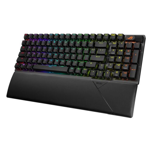 Asus ROG STRIX SCOPE II 96 Wireless Mechanical RGB Gaming Keyboard, 96% Layout, Streamer Hotkeys, Multifunction Controls, Sound-Dampening-1