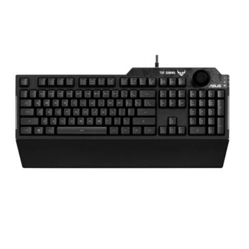 Asus TUF GAMING K1 RGB Keyboard with Volume Knob, 19-key Rollover, Side Light Bar & Armoury Crate, Spill Resistant, Detachable Wrist Rest-3