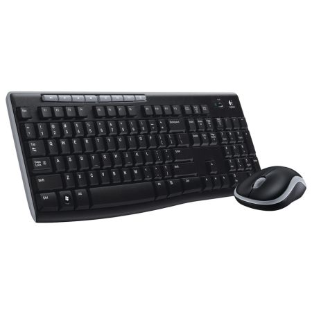 Logitech MK270 Wireless Keyboard and Mouse Desktop Kit, USB, Spill Resistant-0