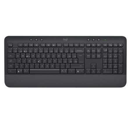 Logitech Signature MK650 Wireless Keyboard and Mouse Kit, SilentTouch, Palm Rest, 4000 DPI Mouse, Graphite-1