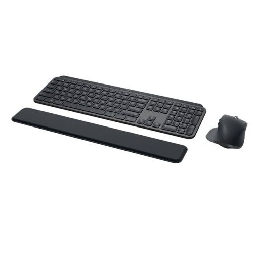 Logitech MX Keys Combo v2 for Business Wireless Keyboard and Mouse Kit, MX Palm Rest, Backlit KB, 8000 DPI Mouse, Graphite-0