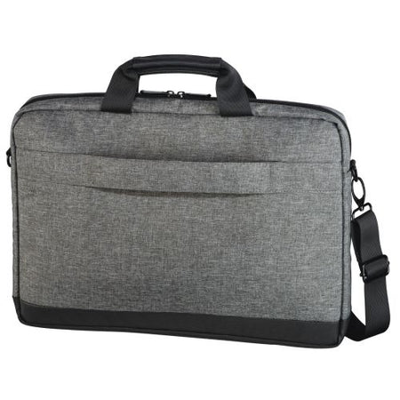 Hama Terra Laptop Bag, Up to 13.3", Padded Compartment, Spacious Front Pocket, Tablet Pocket, Trolley Strap, Grey-1