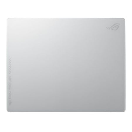 Asus ROG MOONSTONE ACE L Tempered Glass Mouse Pad, Anti-slip Silicone Base, 500 x 400 x 4 mm, White-0