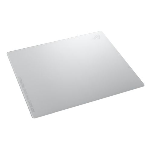 Asus ROG MOONSTONE ACE L Tempered Glass Mouse Pad, Anti-slip Silicone Base, 500 x 400 x 4 mm, White-1