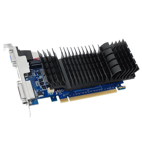 Asus GT730, 2GB DDR5, PCIe2, VGA, DVI, HDMI, Silent, Low Profile (Bracket Included)-0