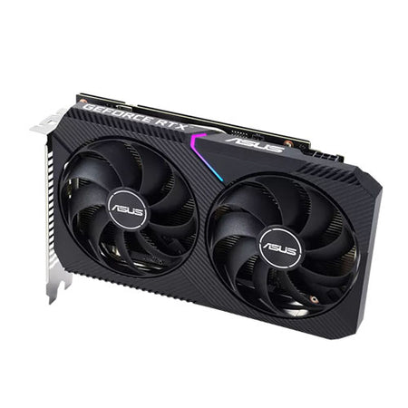 Asus DUAL RTX3050 OC V2, PCIe4, 8GB DDR6, HDMI, DP, DVI, 1852MHz Clock, RGB Lighting, Overclocked-4