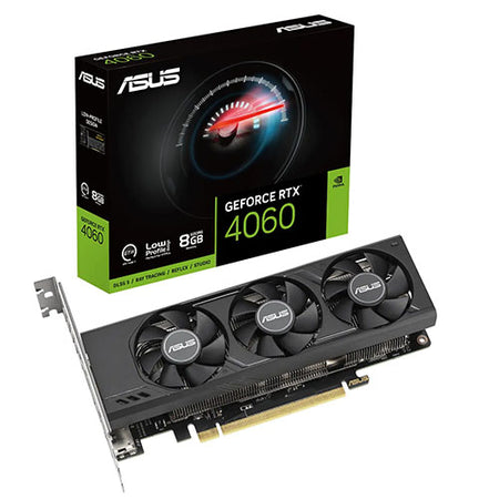 Asus RTX4060 LP BRK OC, PCIe4, 8GB DDR6, 2 HDMI, 2 DP, 2520MHz Clock, Overclocked, Low Profile (Bracket Included)-5