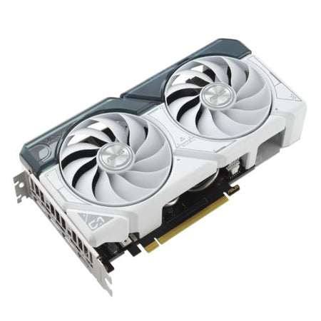 Asus DUAL RTX4060 Ti White OC, PCIe4, 8GB DDR6, HDMI, 3 DP, 2595MHz Clock, Overclocked-0