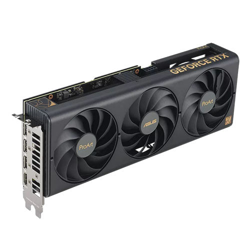 Asus ProArt RTX4060 Ti OC, PCIe4, 16GB DDR6, HDMI, 3 DP, 2685MHz Clock, Compact 2.5 Slot Frame, Overclocked-2