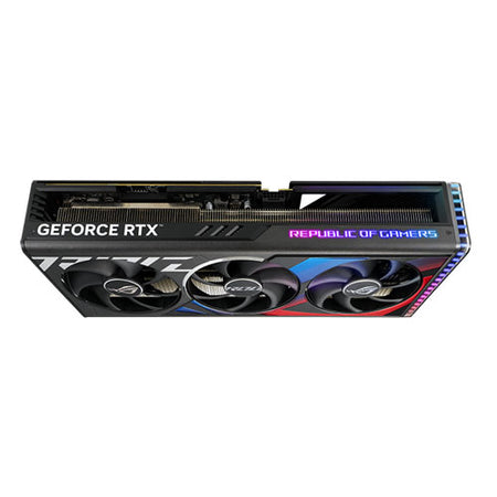 Asus ROG STRIX RTX4080 SUPER, PCIe4, 16GB DDR6X, 2 HDMI, 3 DP, 2580MHz Clock, RGB Lighting-1