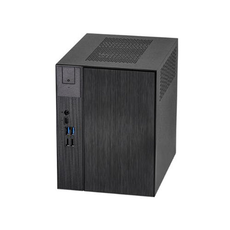 Asrock DeskMeet X300 Barebone PC, Mini ITX, AMD AM4 (X300), DDR4 DIMM, 2x SATA, 1x M.2, VGA, HDMI, DP, USB-C, 500W PSU  - No CPU, RAM, Storage or O/S-1