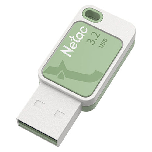 Netac 128GB UA31 USB 3.2 Memory Pen, Key Ring, Smoothies Green-0