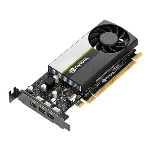 PNY NVidia T400 Professional Graphics Card, 4GB DDR6, 384 Cores, 3 miniDP 1.4, Low Profile (Bracket Included), OEM (Brown Box)-0