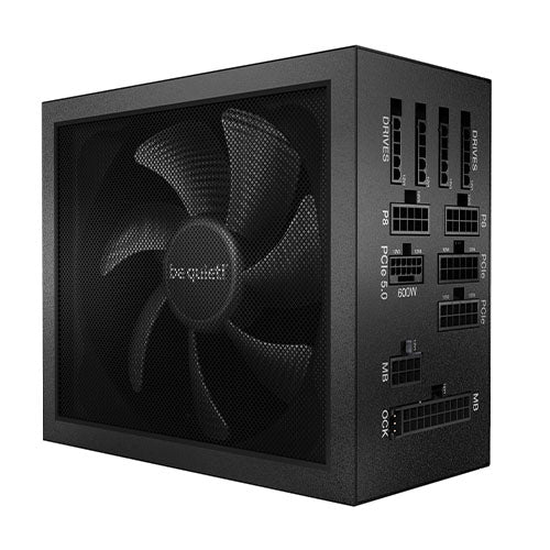 Be Quiet! 1000W Dark Power 13 PSU, Fully Modular, Fluid Dynamic Fan, 80+ Titanium, ATX 3.0, PCIe 5.0, Quad Rail, Full-Mesh PSU Front, OC Key-0