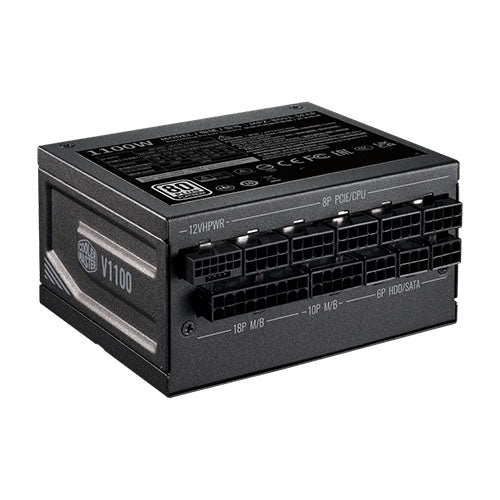 Cooler Master 1100W V SFX Platinum 1100 ATX 3.0 PSU, Fully Modular, FDB Bearing Fan, 80+ Platinum, SFX-to-ATX Bracket-0