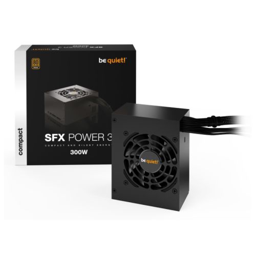 Be Quiet! 300W SFX Power 3 PSU, Small Form Factor, Rifle Bearing Fan, 80+ Bronze, Continuous Power-2