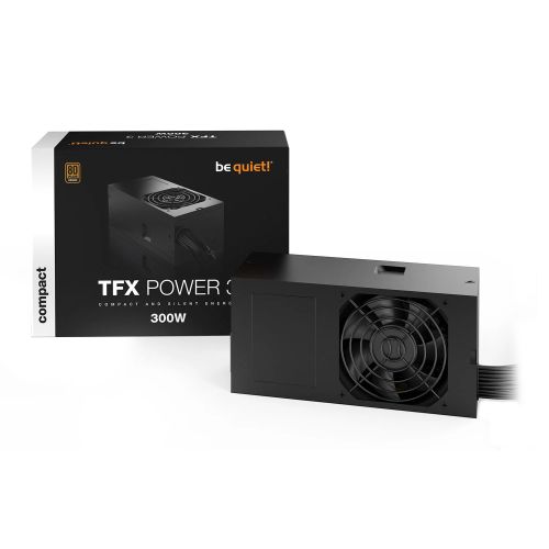 Be Quiet! 300W TFX Power 3 PSU, Small Form Factor, 80+ Bronze, PCIe, Continuous Power-3