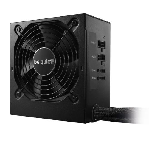 Be Quiet! 500W System Power 9 CM PSU, Semi-Modular, Sleeve Bearing, 80+ Bronze, Dual 12V, Cont. Power-0