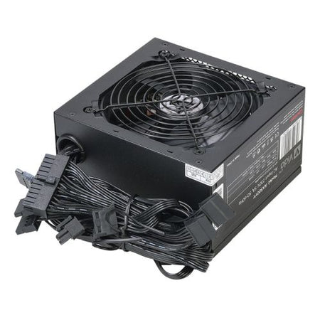 Vida Lite 500W ATX PSU, Fluid Dynamic Ultra-Quiet Fan, Flat Black Cables, Power Lead Not Included, Black-1