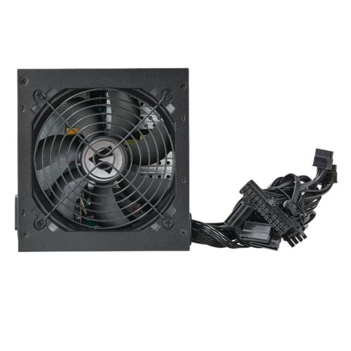 Vida Lite 500W ATX PSU, Fluid Dynamic Ultra-Quiet Fan, Flat Black Cables, Power Lead Not Included, Black-2