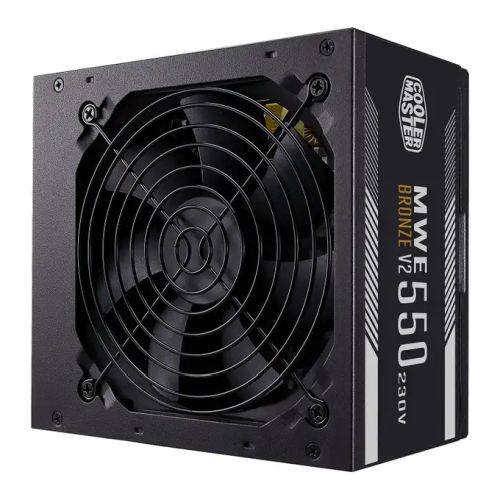 Cooler Master 550W MWE Bronze V2 230V ATX 2.52 PSU, Fully Wired, HDB Bearing Fan, 80+ Bronze-0