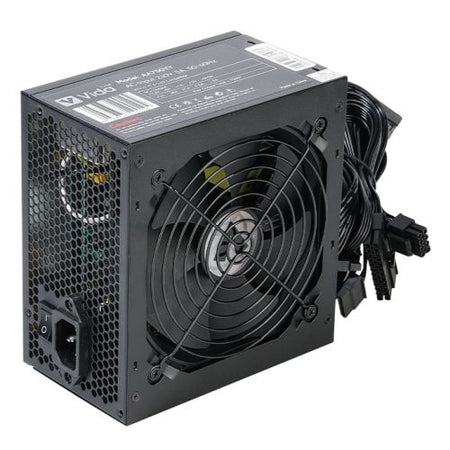 Vida Lite 750W ATX PSU, Fluid Dynamic Ultra-Quiet Fan, PCIe, Flat Black Cables, Power Lead Not Included, Black-0