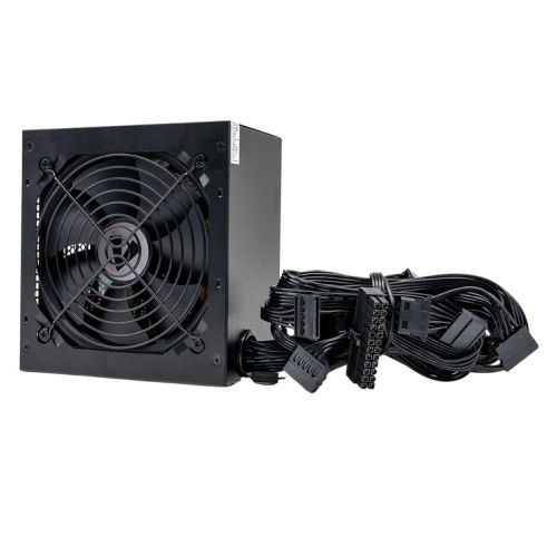 Vida Lite 750W ATX PSU, Fluid Dynamic Ultra-Quiet Fan, PCIe, Flat Black Cables, Power Lead Not Included, Black-2