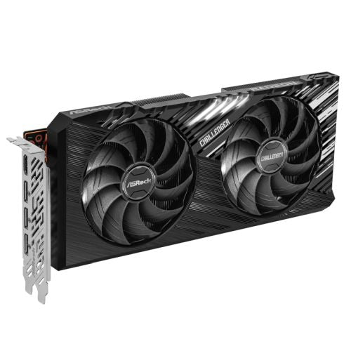 Asrock RX7700 XT Challenger 12GB OC, PCIe4, 12GB DDR6, HDMI, 3 DP, 2854MHz Clock, LED Indicators, Overclocked-0