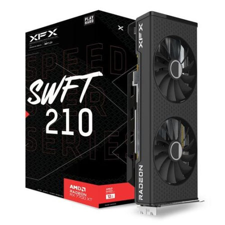 XFX RX7700 XT Speedster SWFT 210 Core, 12GB DDR6, HDMI, 3 DP, 2544MHz Clock-5