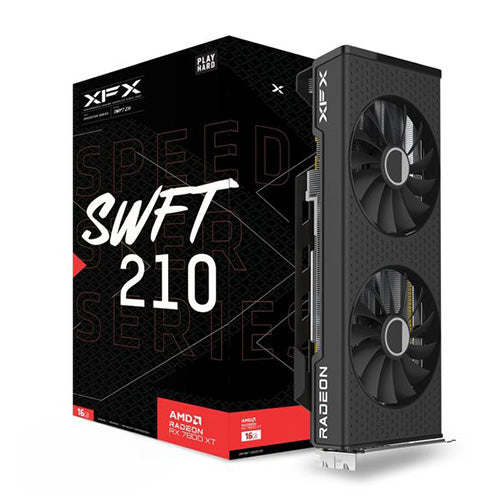 XFX RX7800 XT Speedster SWFT 210, 16GB DDR6, HDMI, 3 DP, 2430MHz Clock-5