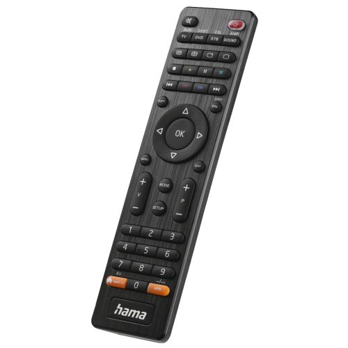 Hama Universal IR Remote Control for Over 1,000 Devices, Control 8 Devices, App Button, 10m Range-0