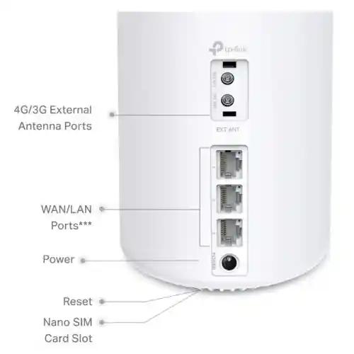 TP-LINK (DECO X10-4G) 4G+ AX1500 Whole Home Mesh WiFi 6 Gateway, Single Unit, Dual Band, 3x GB Ports, Access Point Mode-1